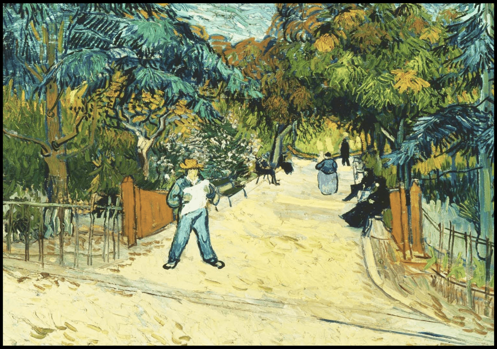 "Vincent Van Gogh - Entrance to the Public Gardens in Arles"