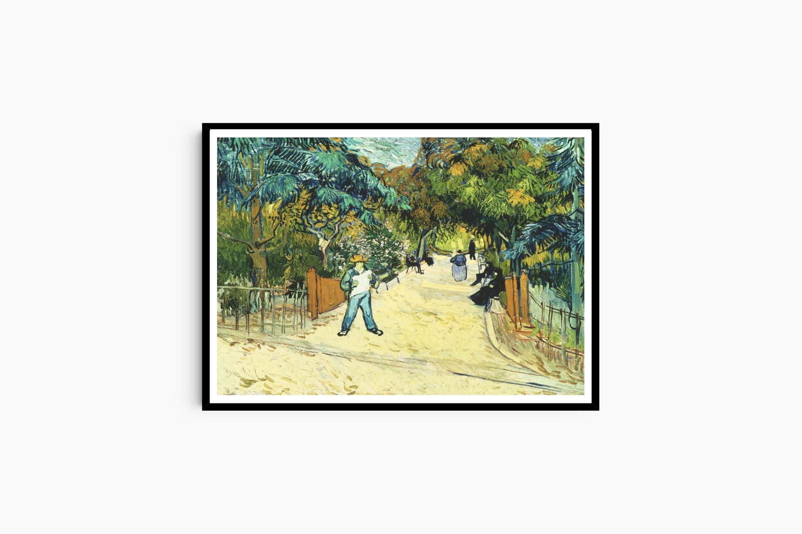 "Vincent Van Gogh - Entrance to the Public Gardens in Arles"