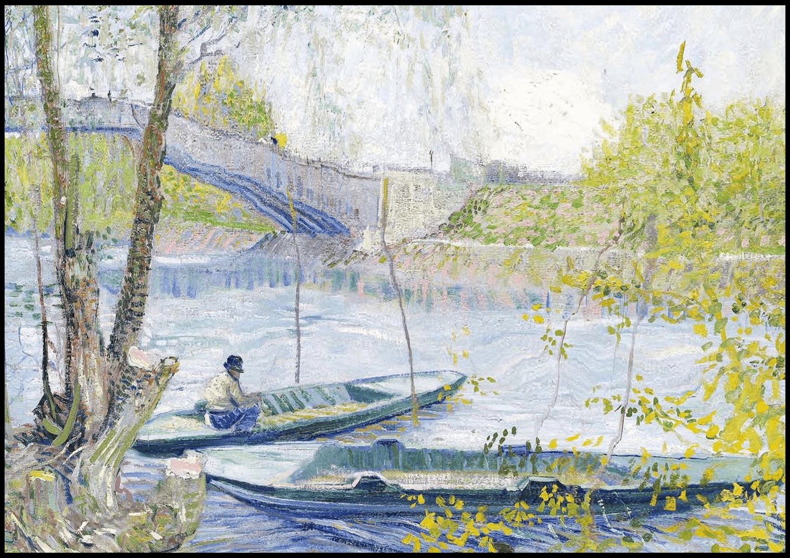 "Vincent Van Gogh - Fishing in Spring"