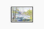 "Vincent Van Gogh - Fishing in Spring"