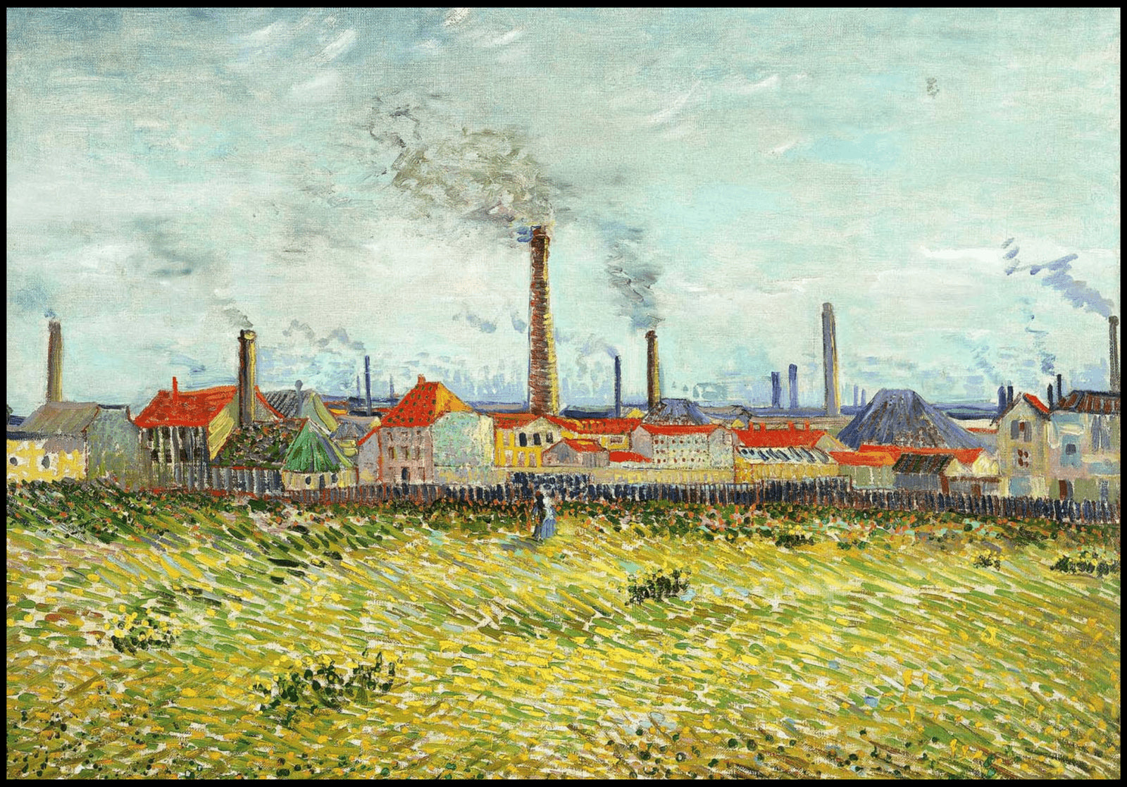 "Vincent Van Gogh - Factories at Clichy"