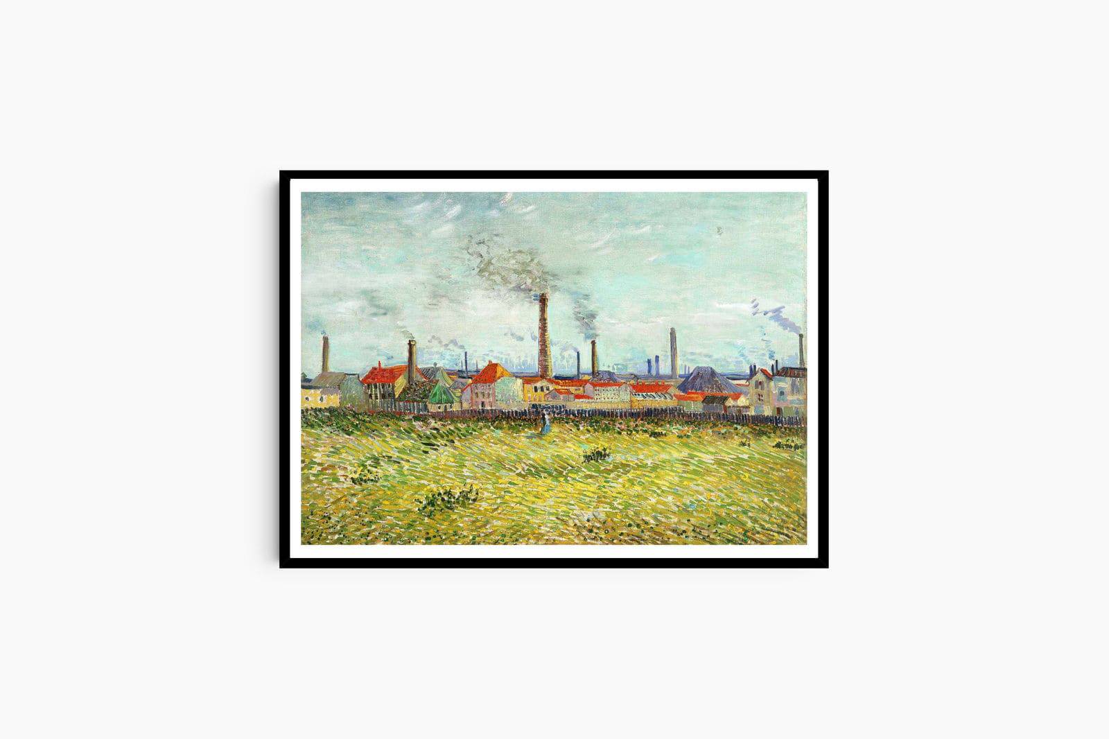 "Vincent Van Gogh - Factories at Clichy"