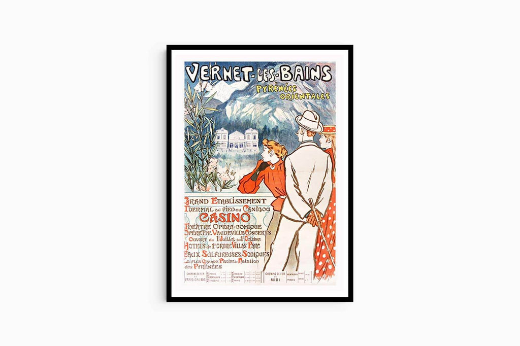 "Théophile Alexandre Steinlen - Vernet-Les-Bains Poster - Hakyarts"