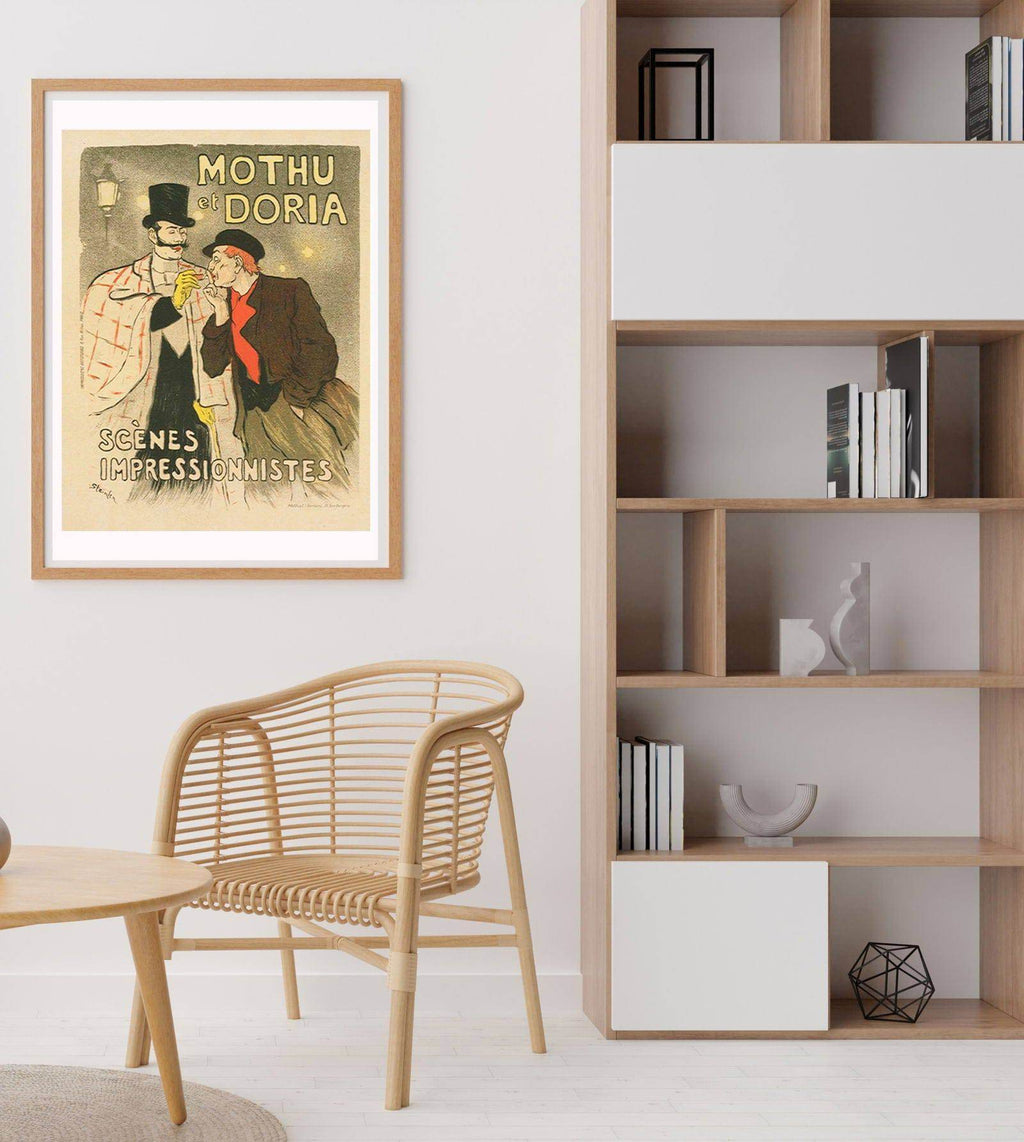 "Théophile Alexandre Steinlen - Mothu et Doria Poster - Hakyarts"