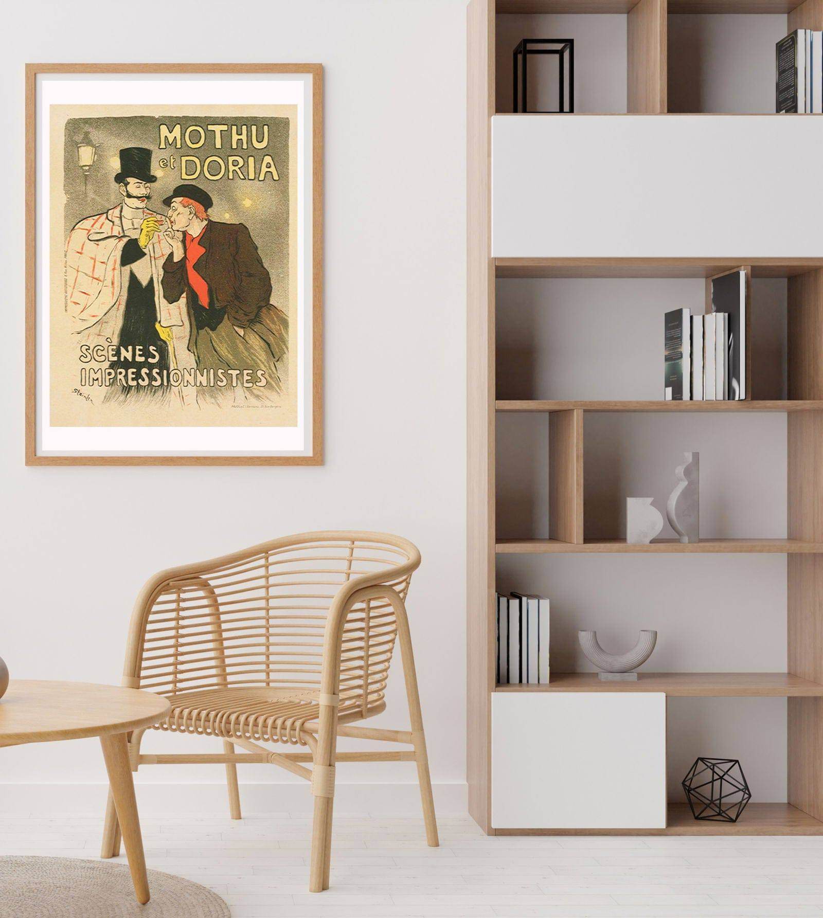 "Théophile Alexandre Steinlen - Mothu et Doria Poster - Hakyarts"