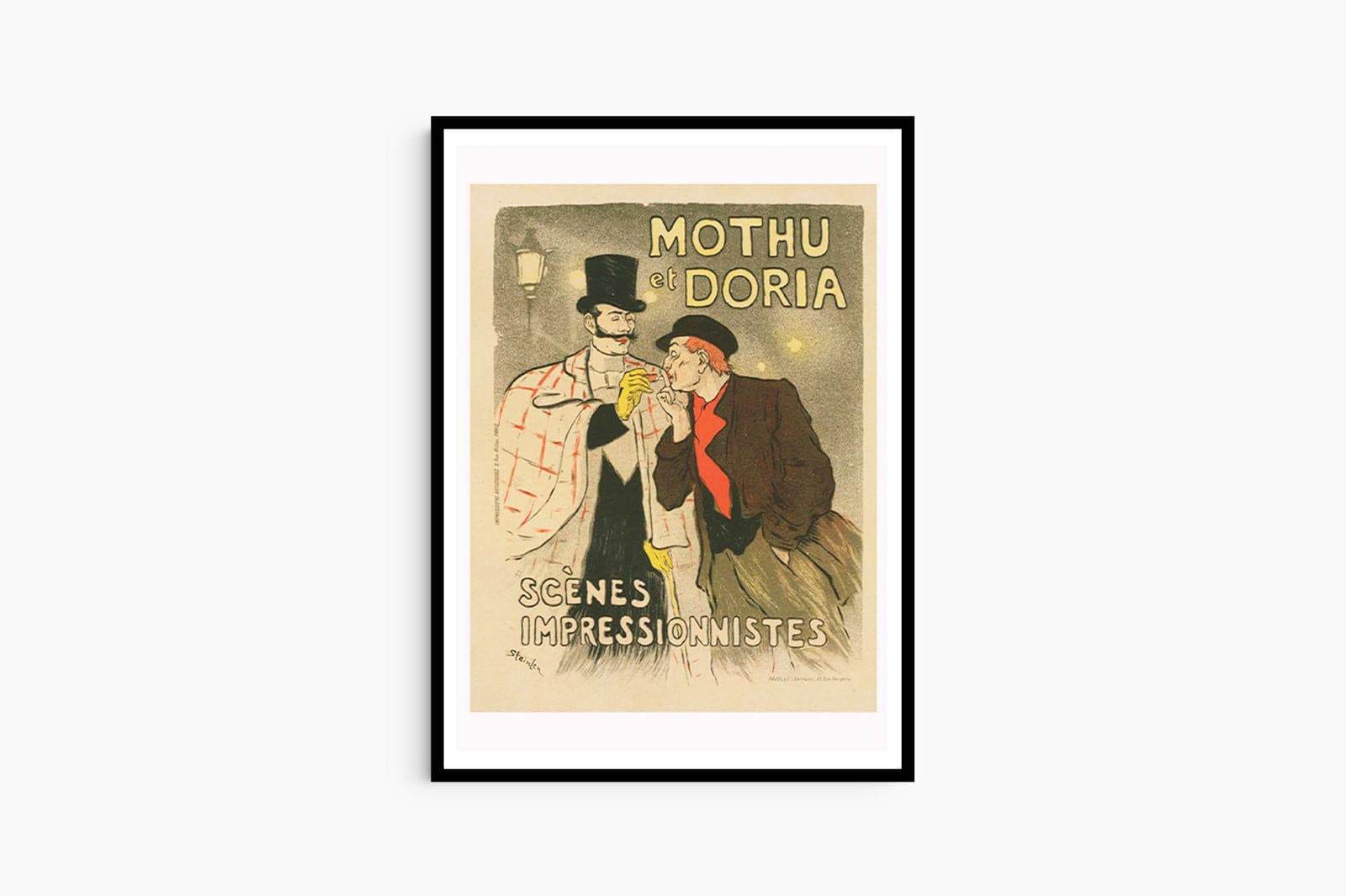 "Théophile Alexandre Steinlen - Mothu et Doria Poster - Hakyarts"