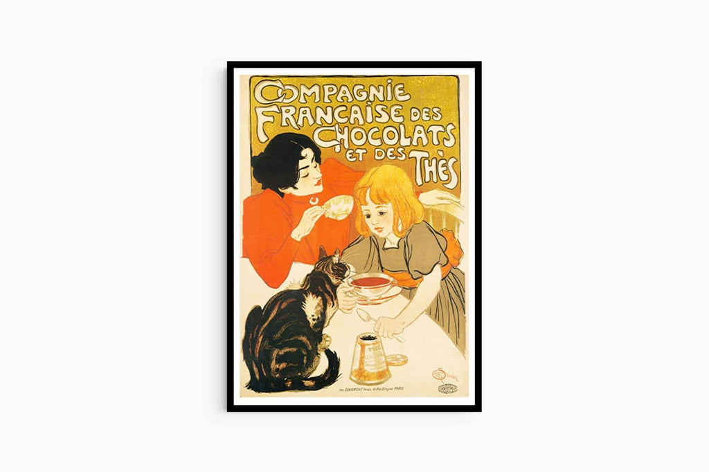 "Théophile Alexandre Steinlen - Compagnie Française des Chocolats et des Thès Poster - Hakyarts"