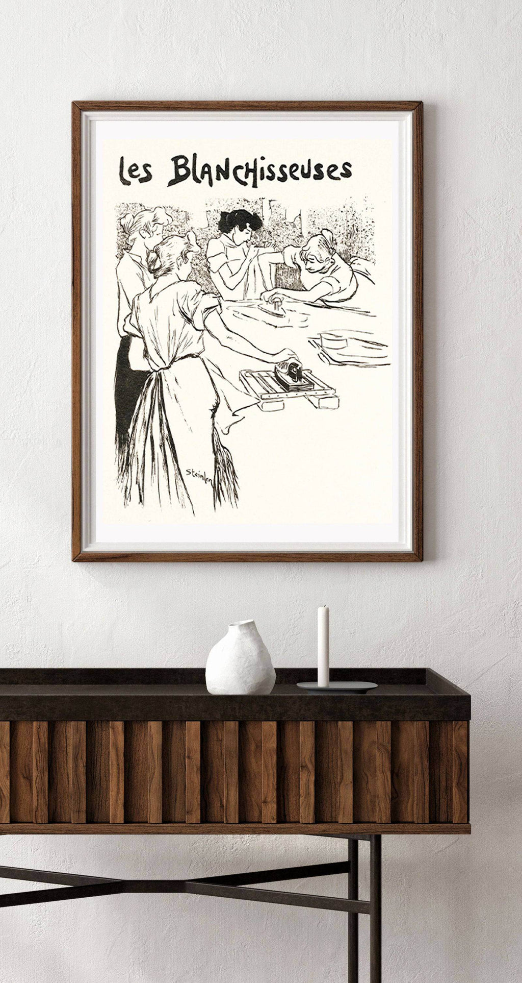 "Théophile Alexandre Steinlen - Les Blanchisseuses Poster - Hakyarts"