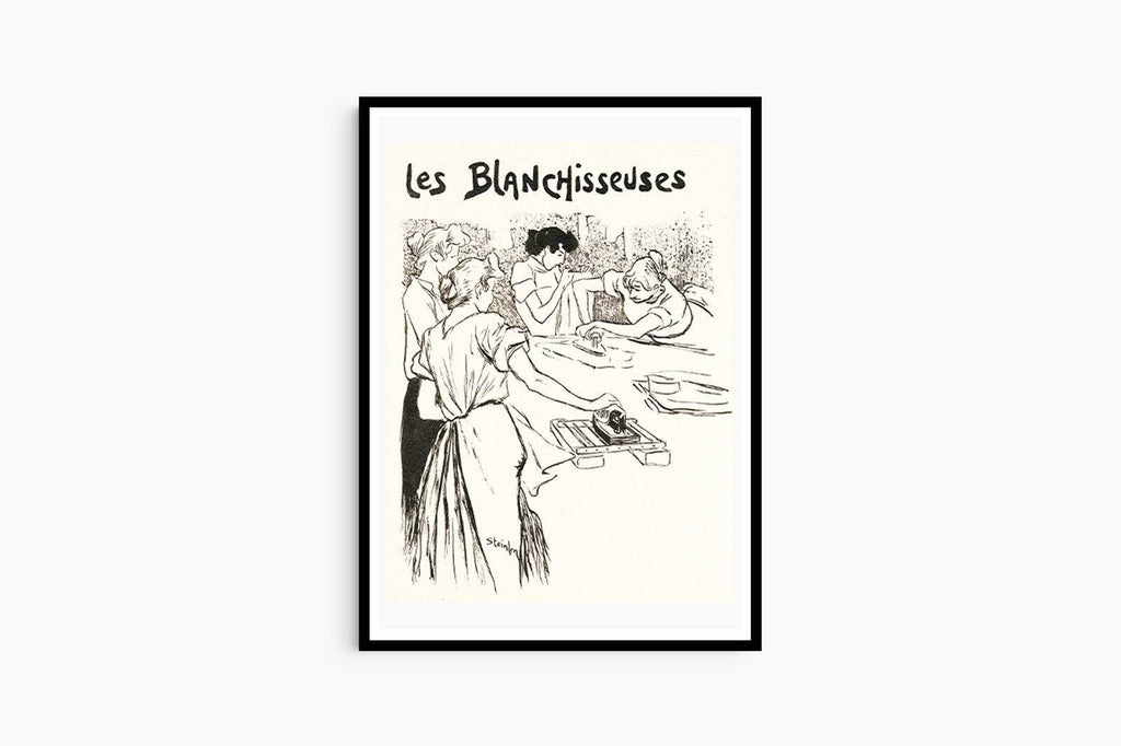 "Théophile Alexandre Steinlen - Les Blanchisseuses Poster - Hakyarts"