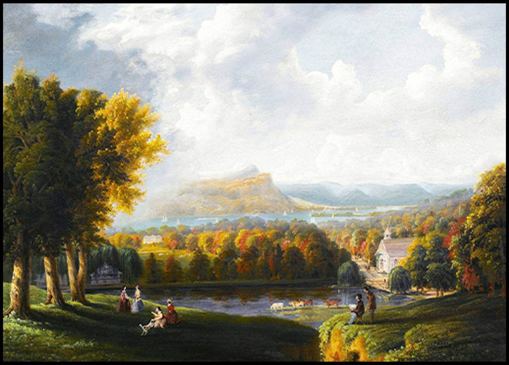 "Robert Havell Jr - View of the Hudson River - Hakyarts"