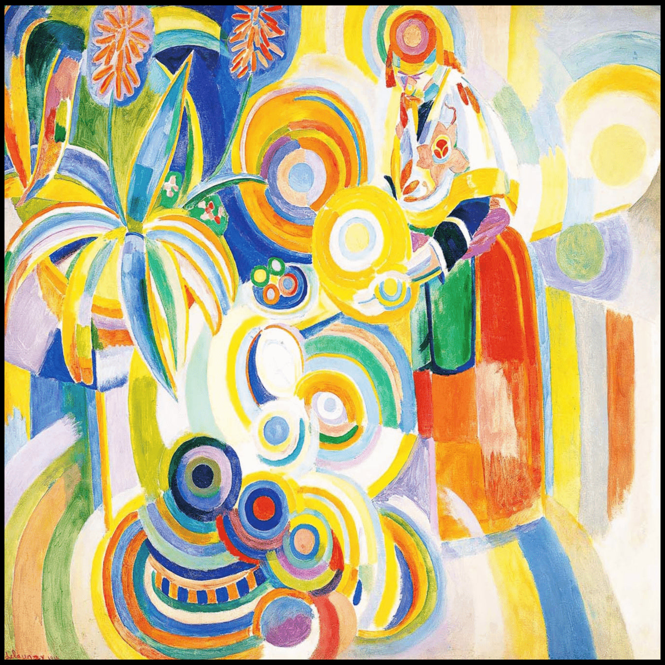 "Robert Delaunay - Portuguese Woman - Hakyarts"