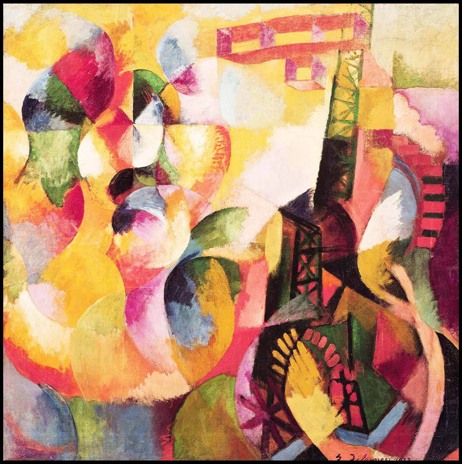 "Robert Delaunay - Sun, Tower and Airplane - Hakyarts"