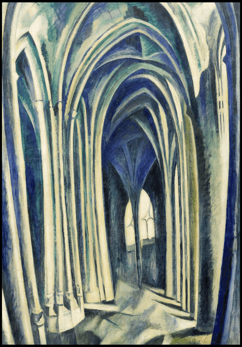 "Robert Delaunay - Saint-Séverin No. 3 - Hakyarts"