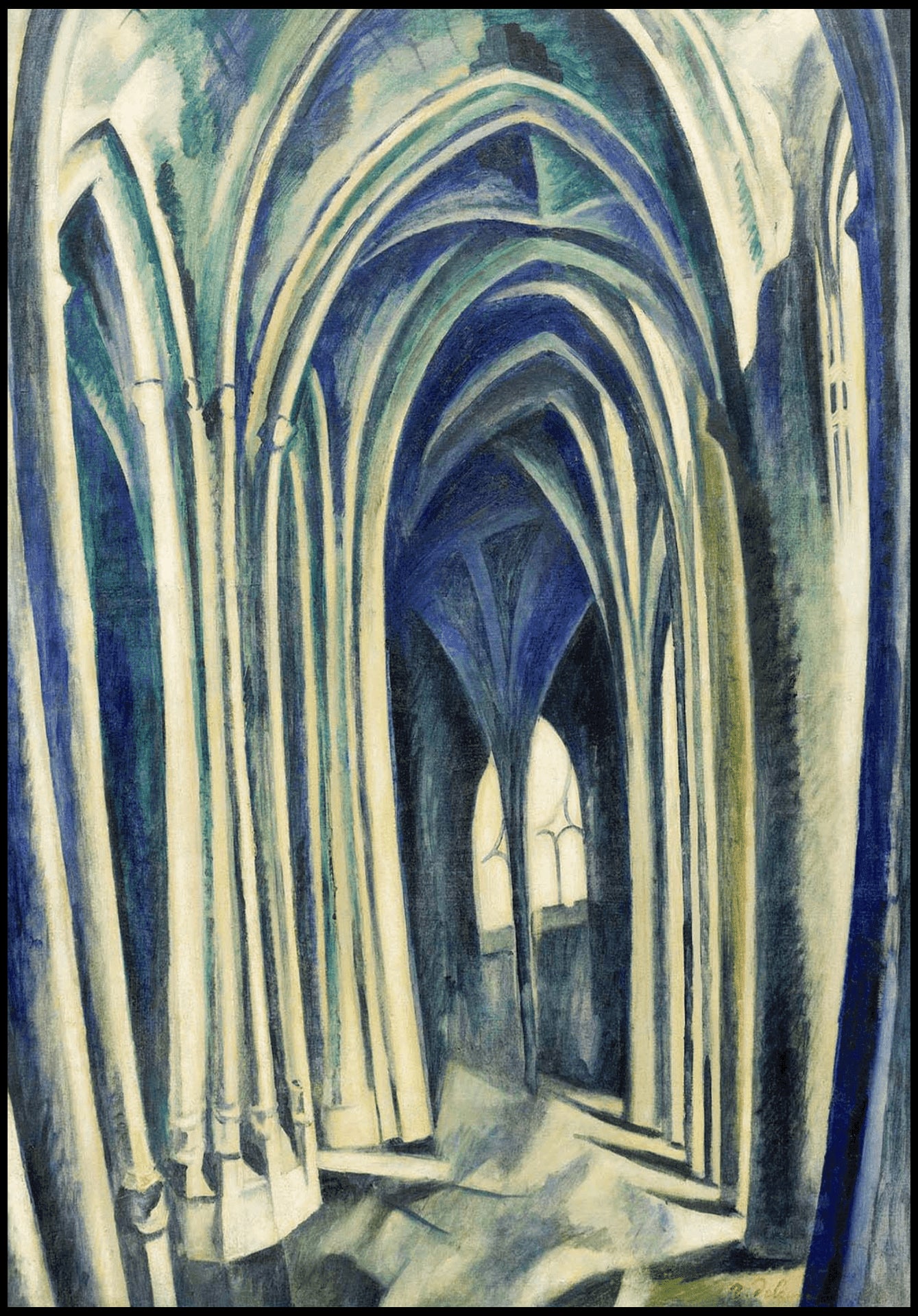 "Robert Delaunay - Saint-Séverin No. 3 - Hakyarts"