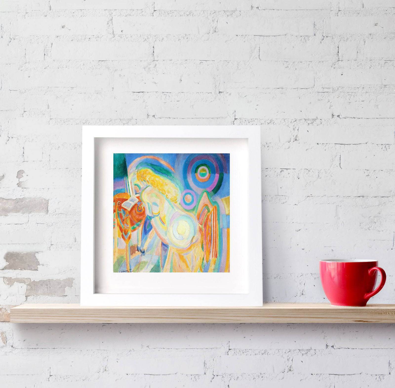 "Robert Delaunay - Nude Woman Reading - Hakyarts"