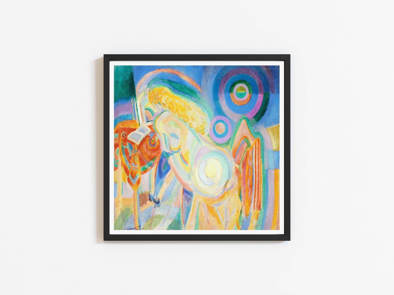 "Robert Delaunay - Nude Woman Reading - Hakyarts"