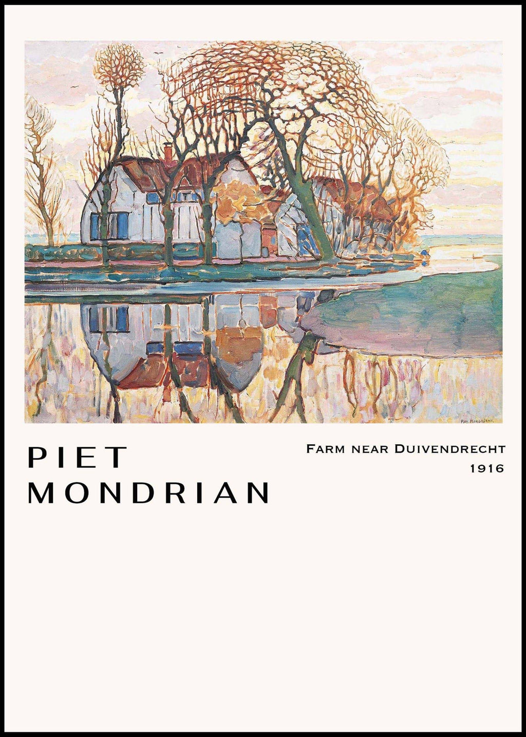 "Piet Mondrian - Farm near Duivendrecht Poster"