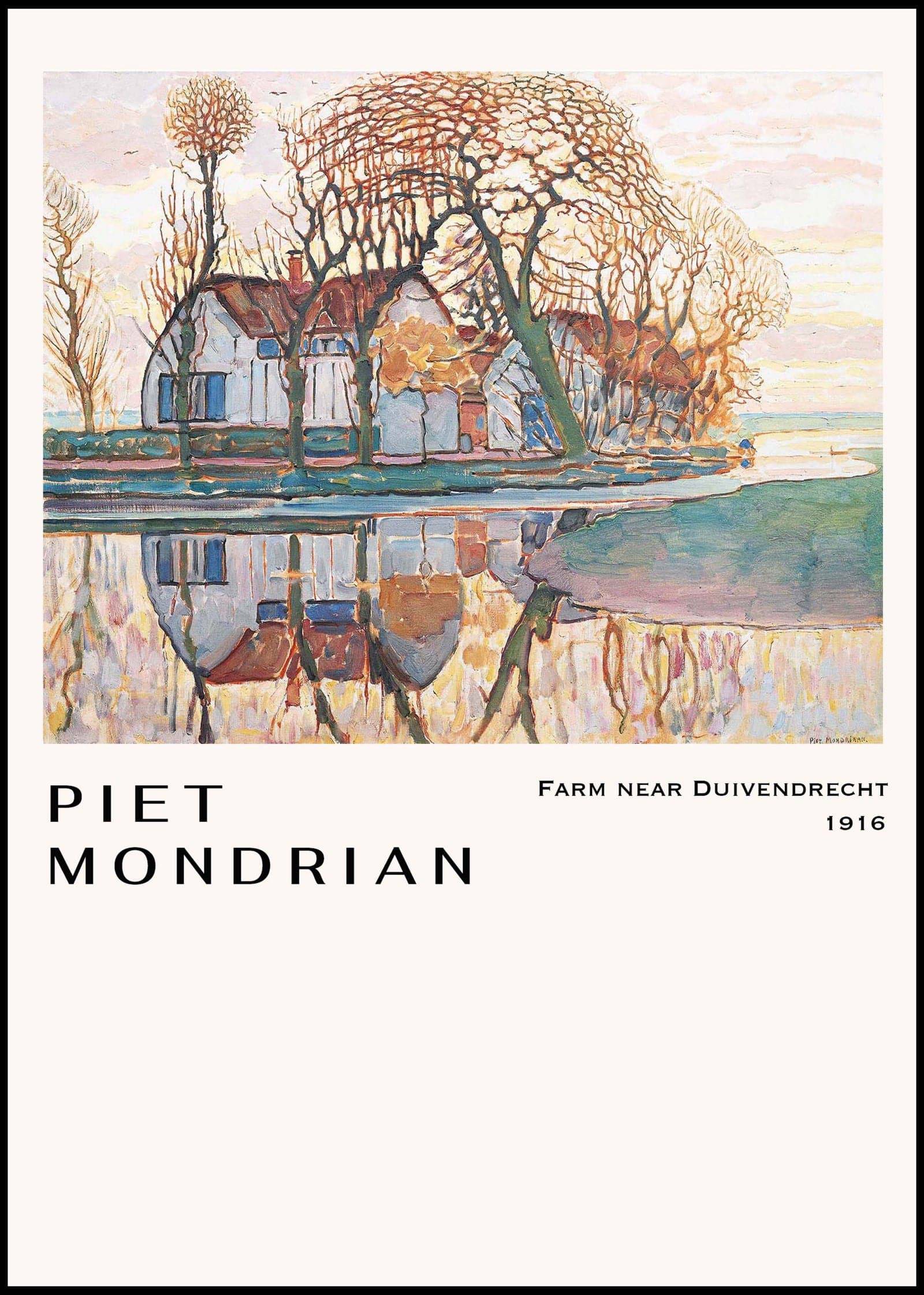 "Piet Mondrian - Farm near Duivendrecht Poster"