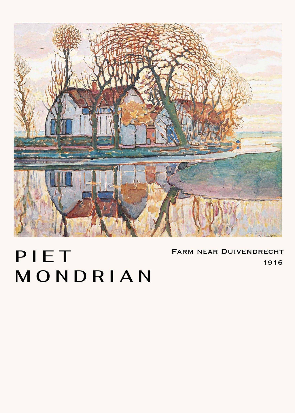 "Piet Mondrian - Farm near Duivendrecht Poster"