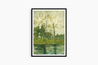 "Piet Mondrian - Two Trees Silhouetted"