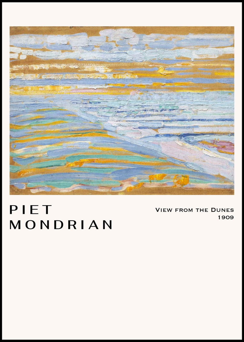 "Piet Mondrian - View from the Dunes Poster"