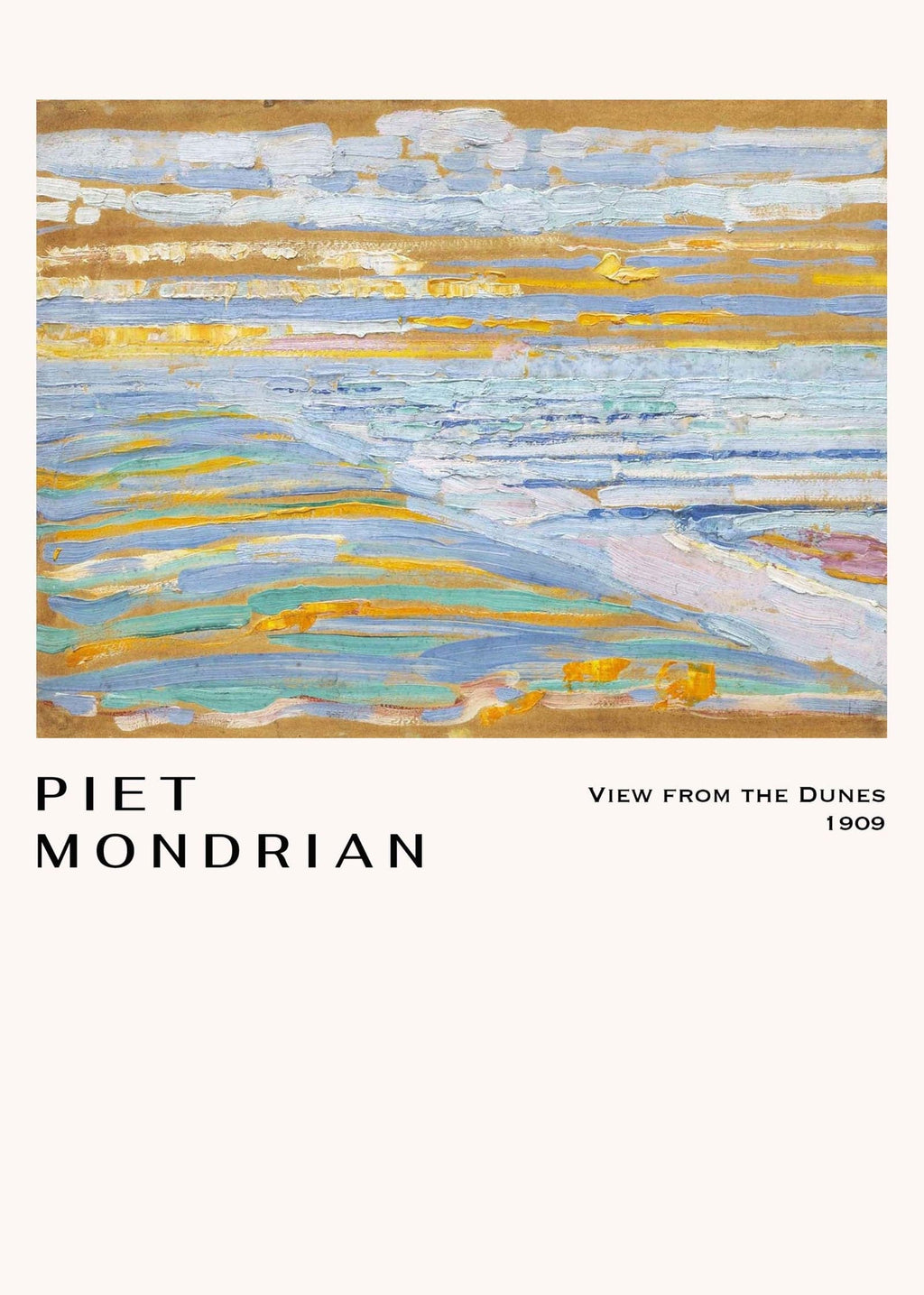 "Piet Mondrian - View from the Dunes Poster"