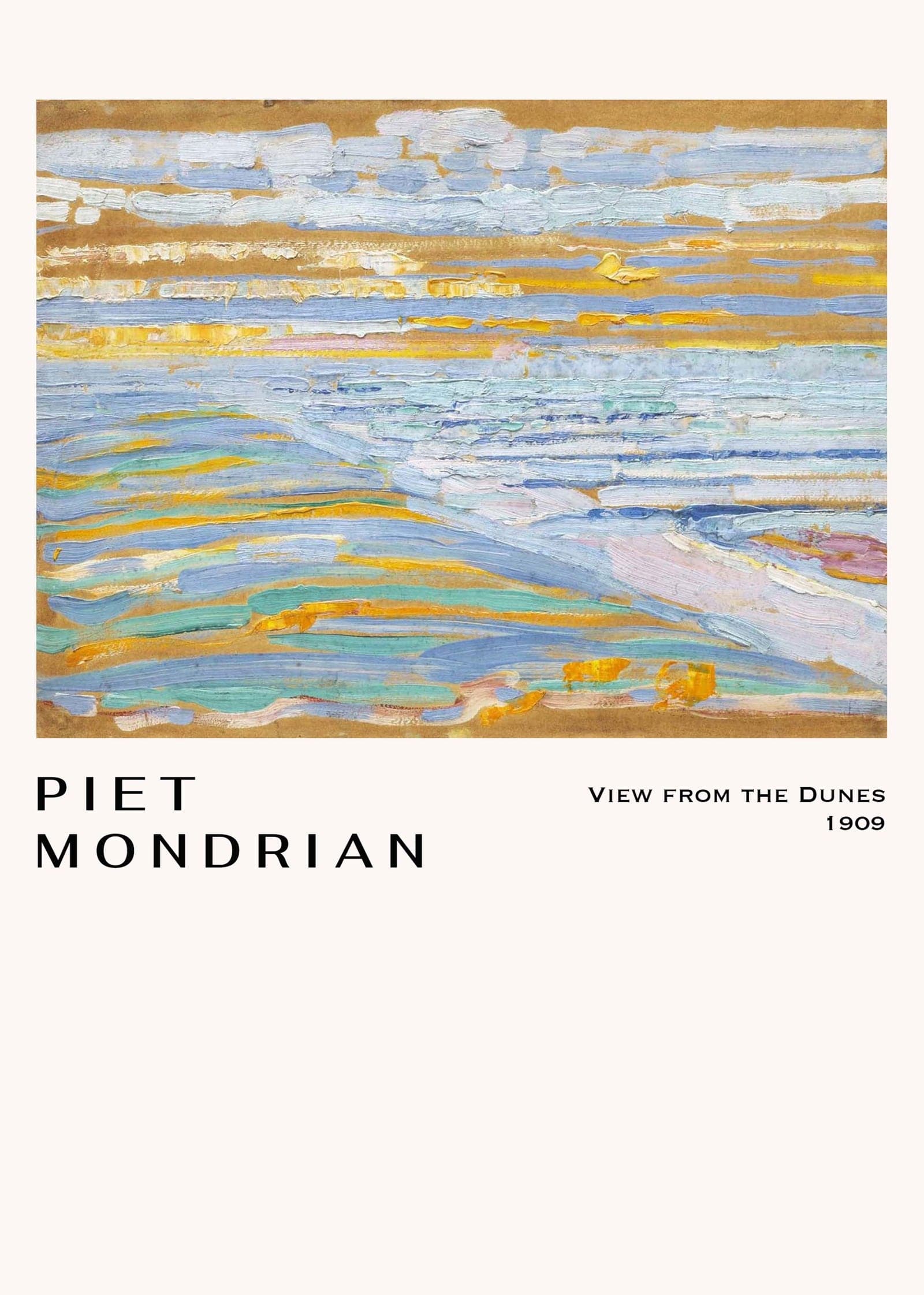 "Piet Mondrian - View from the Dunes Poster"