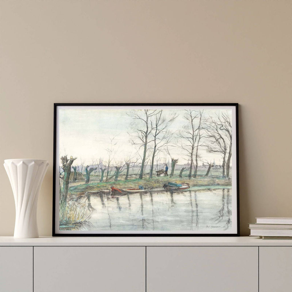 "Piet Mondrian - Amsterdam Skyline Viewed from the West"