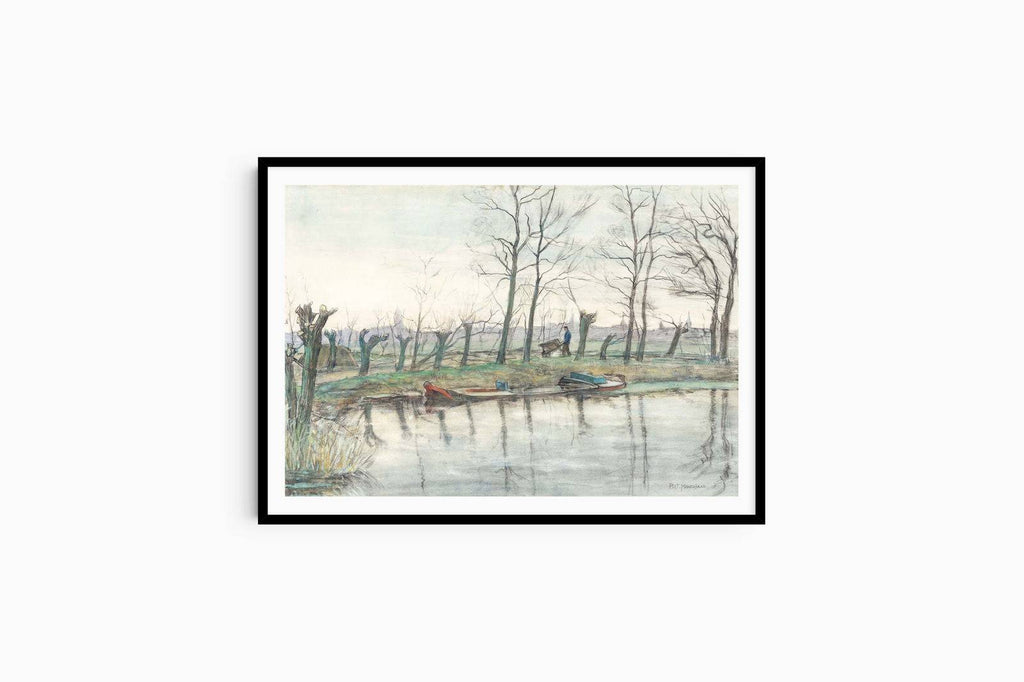 "Piet Mondrian - Amsterdam Skyline Viewed from the West"