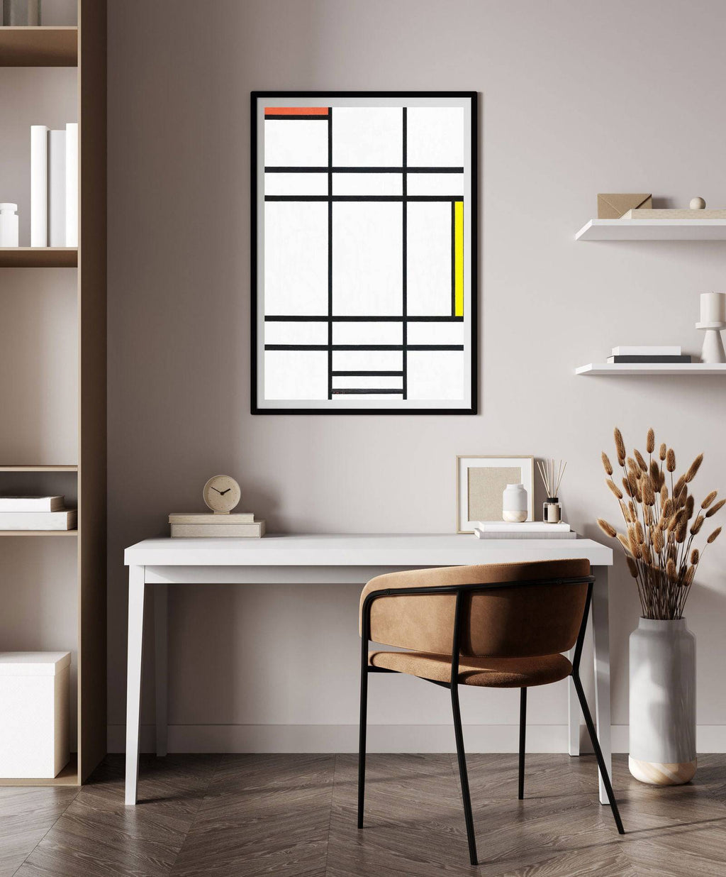 "Piet Mondrian - Composition in White, Red, and Yellow"