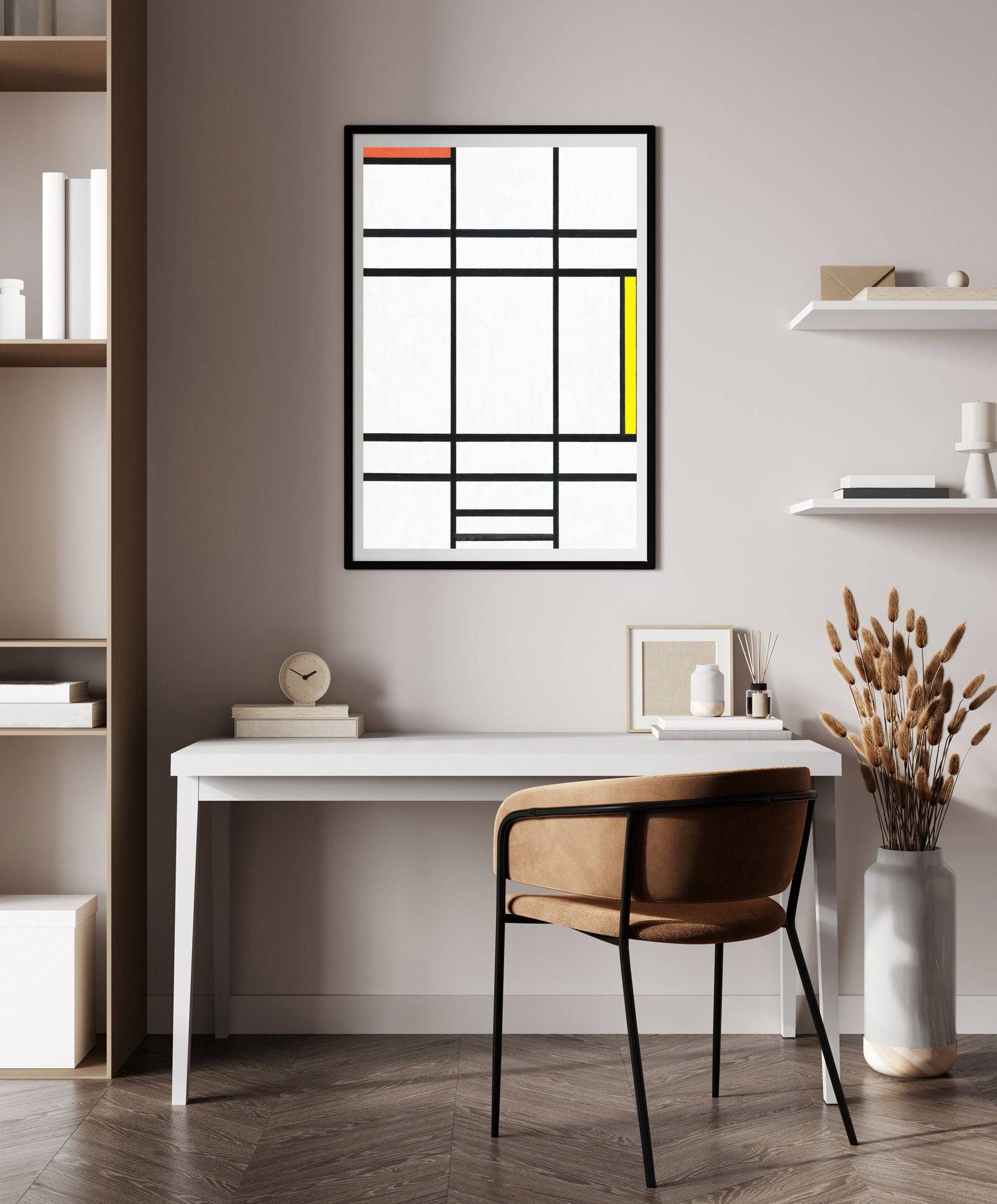 "Piet Mondrian - Composition in White, Red, and Yellow"