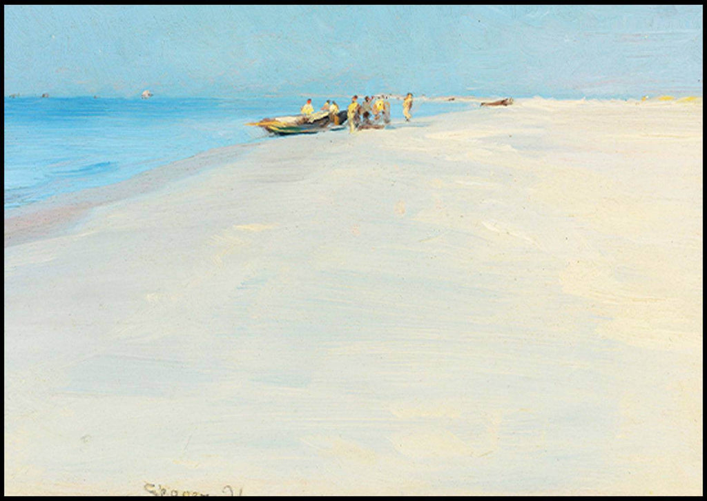 "Peder Severin Kroyer - Fishermen on the Beach at Skagen - Hakyarts"