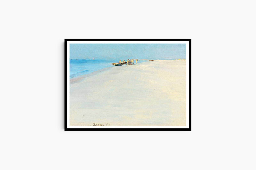 "Peder Severin Kroyer - Fishermen on the Beach at Skagen - Hakyarts"