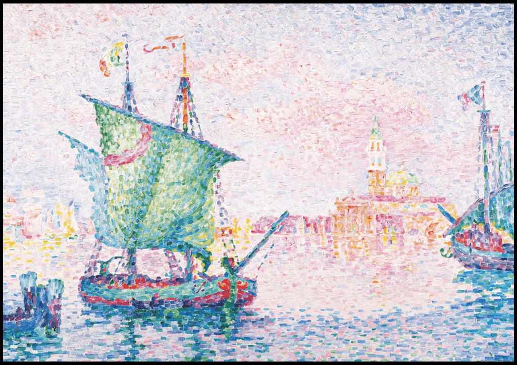 "Paul Signac - Venice 'The Pink Cloud'"
