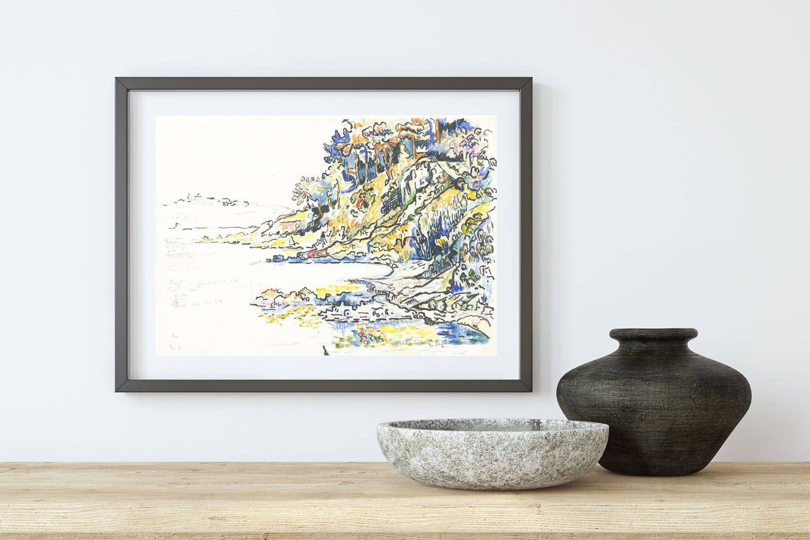 "Paul Signac - The Calanque at Saint Tropez"