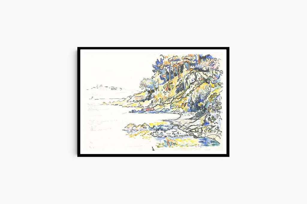 "Paul Signac - The Calanque at Saint Tropez"