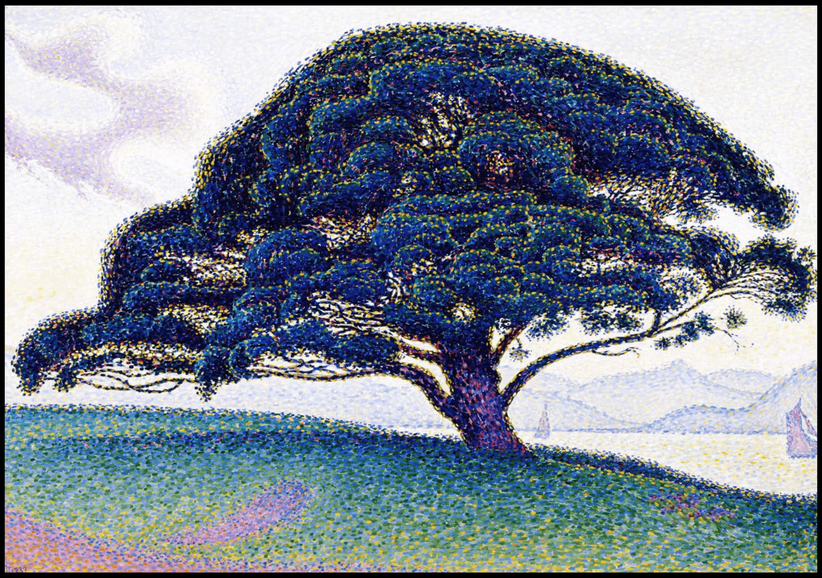 "Paul Signac - The Bonaventure Pine"