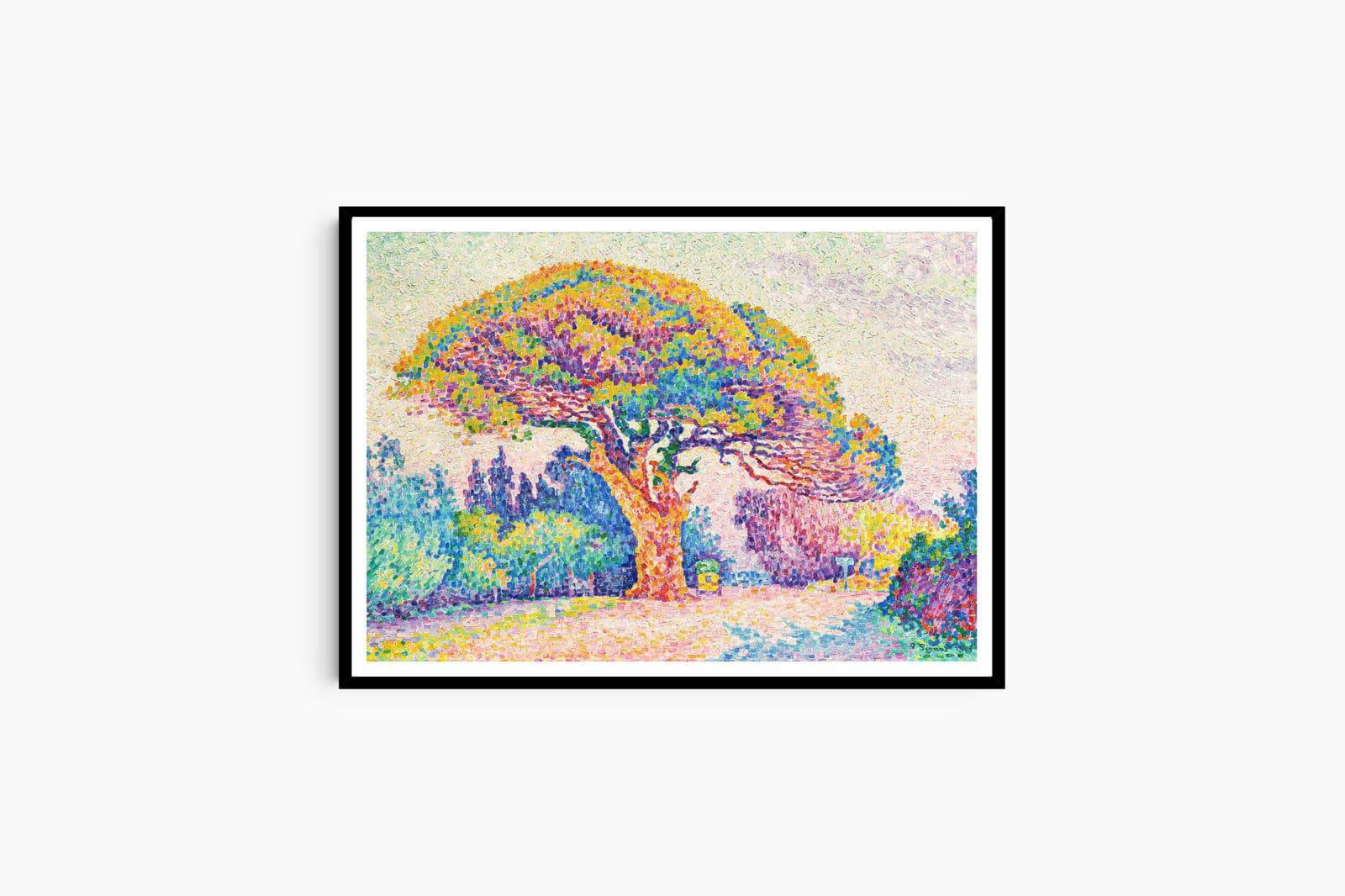 "Paul Signac - The Pine Tree at Saint Tropez"