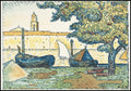 "Paul Signac - Saint-Tropez 'The Port of St. Tropez'"
