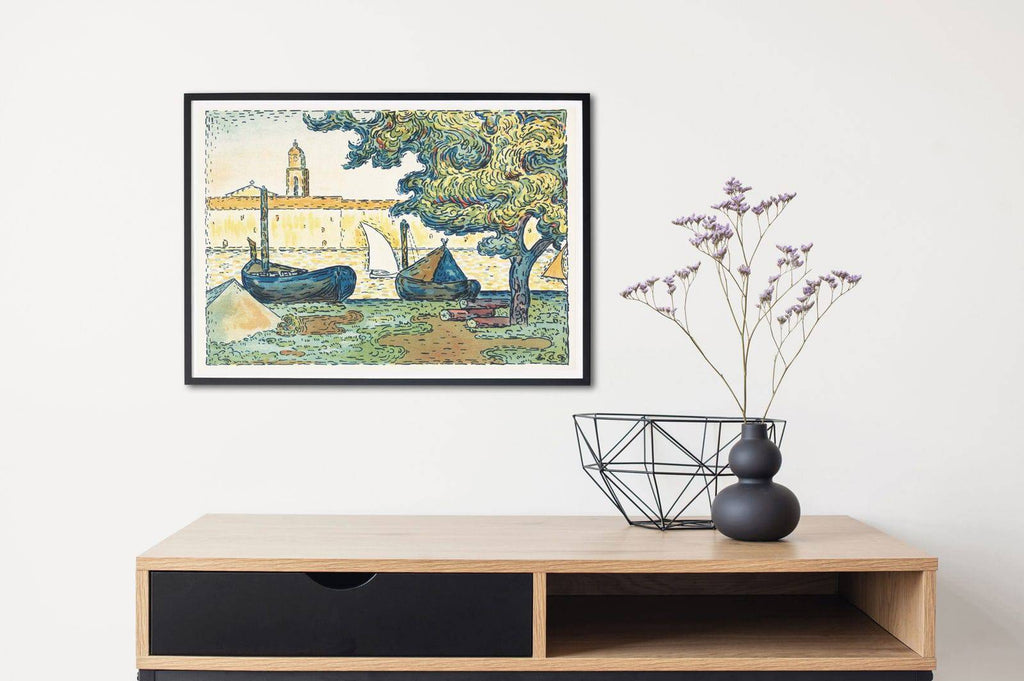 "Paul Signac - Saint-Tropez 'The Port of St. Tropez'"