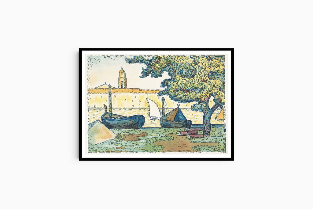 "Paul Signac - Saint-Tropez 'The Port of St. Tropez'"