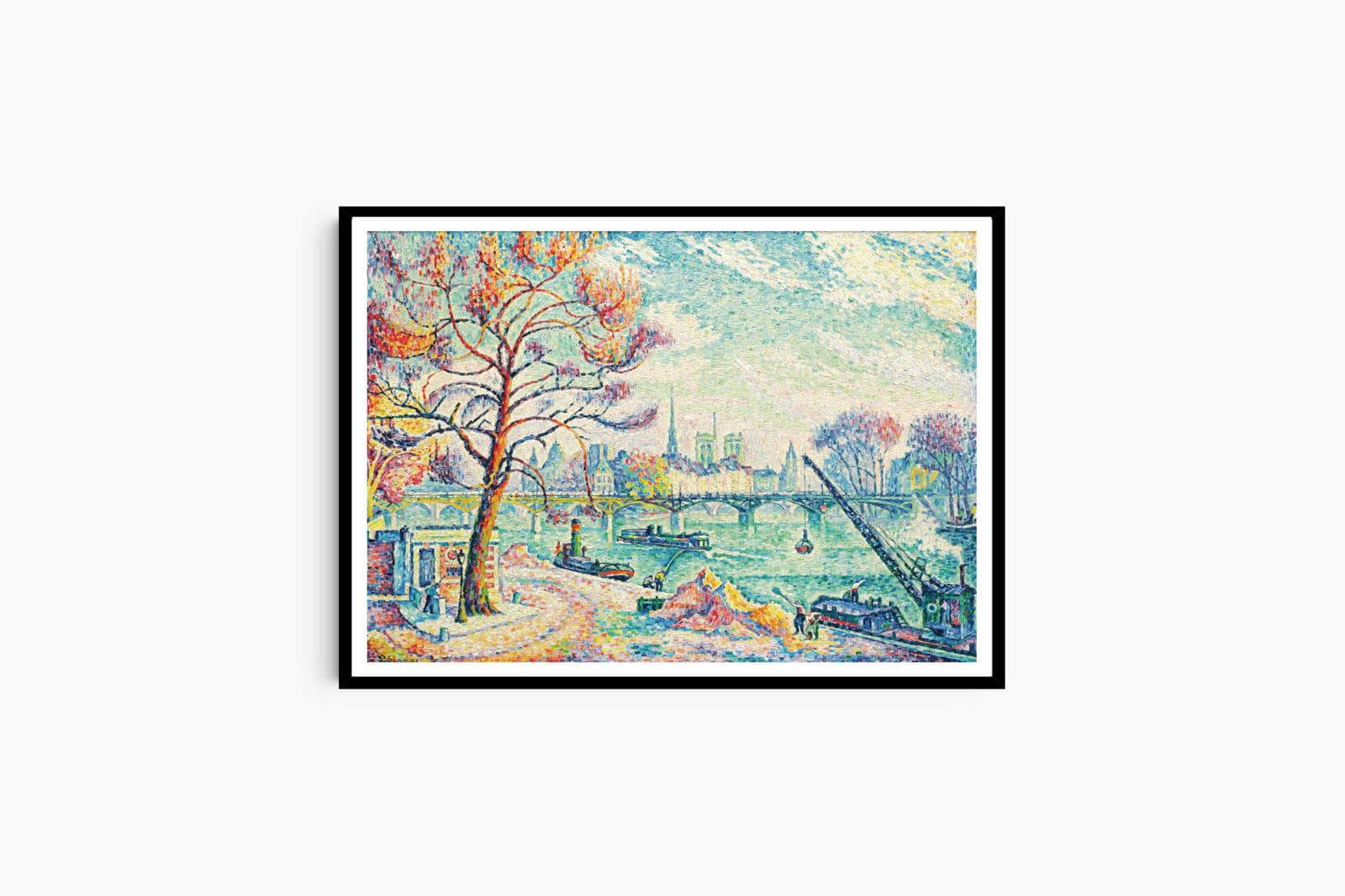 "Paul Signac - Pont Des Arts 'Paris'"