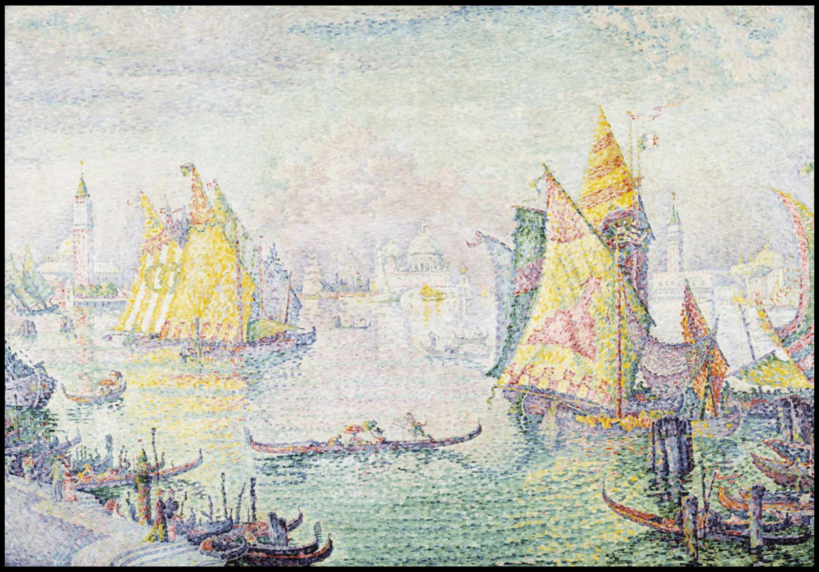 "Paul Signac - The Lagoon of Saint Mark 'Venice'"