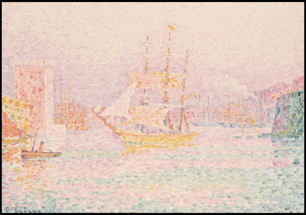 "Paul Signac - The Harbour at Marseilles"