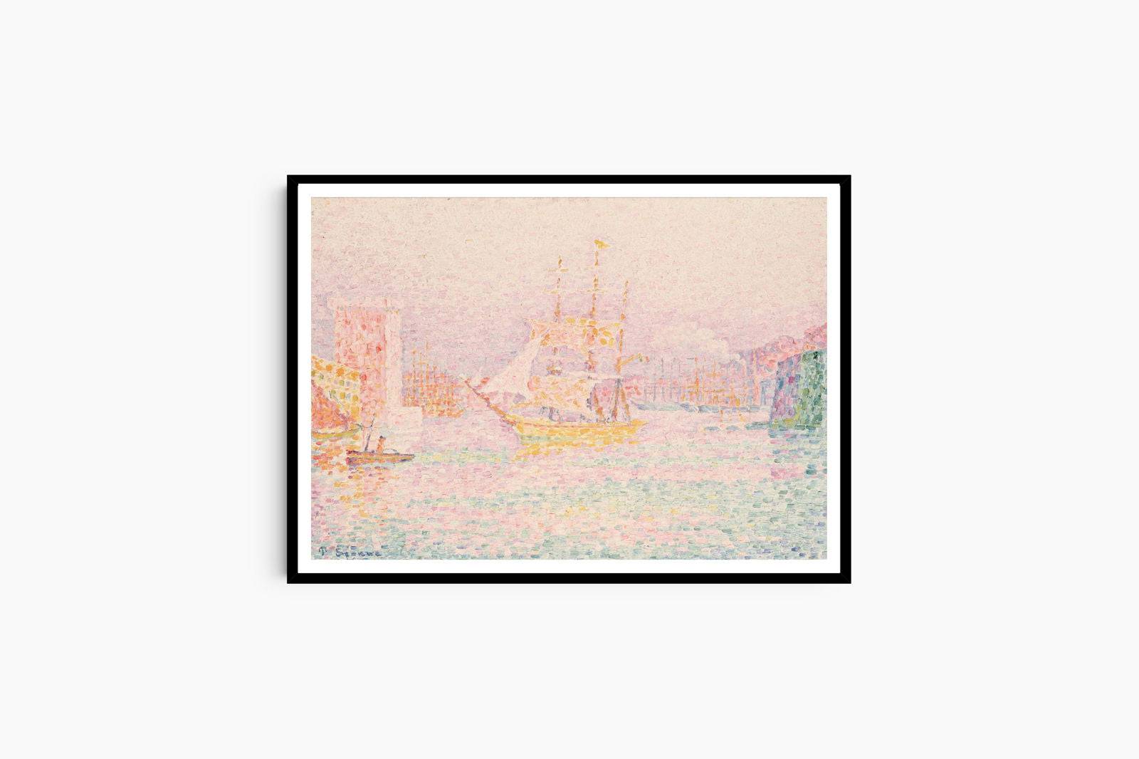 "Paul Signac - The Harbour at Marseilles"