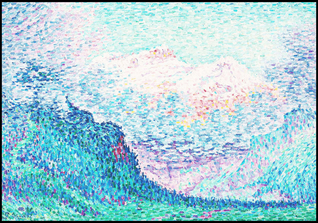 "Paul Signac - Les Diablerets 'L’Oldenhorn et le Bécabesson'"