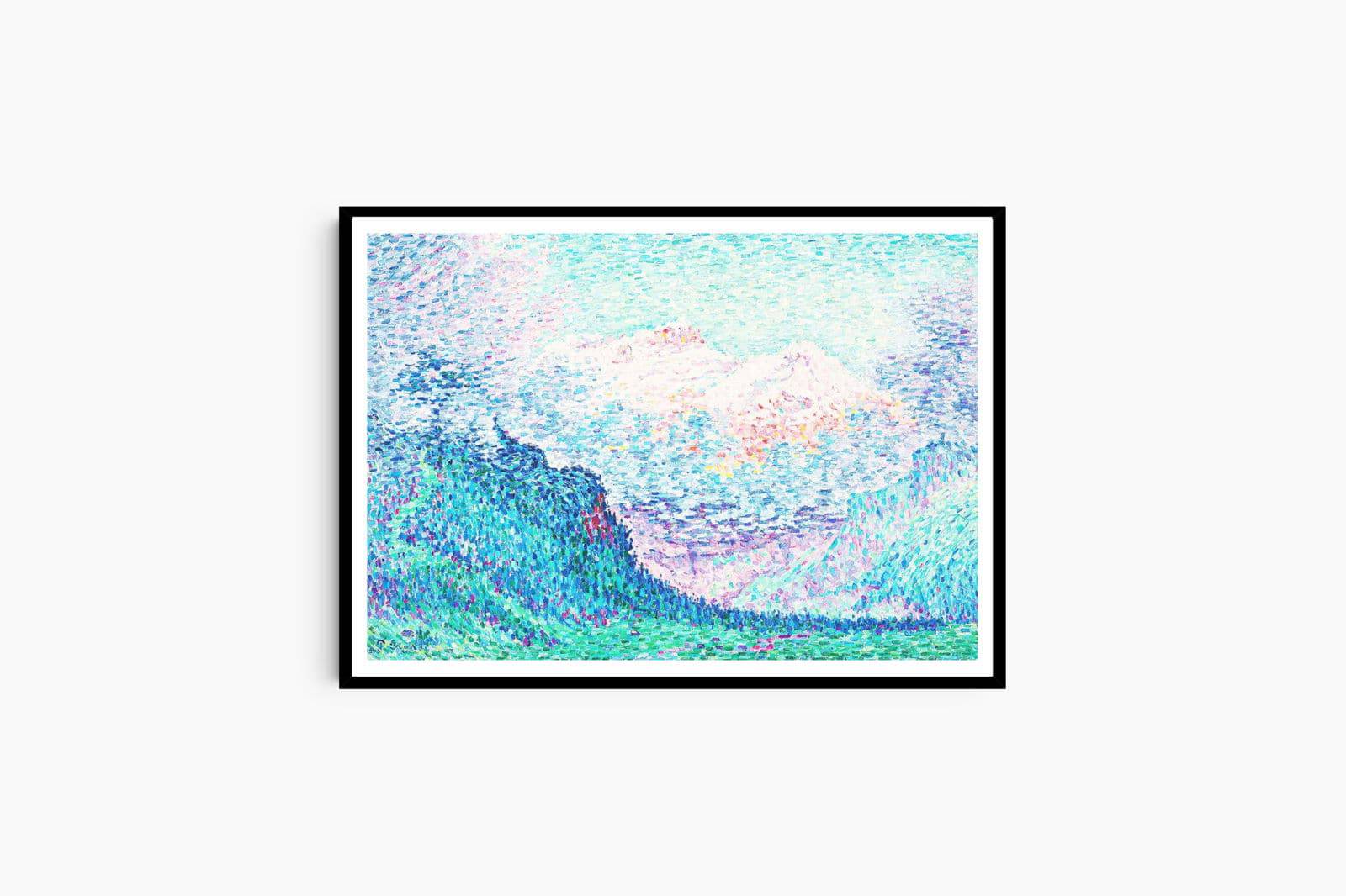 "Paul Signac - Les Diablerets 'L’Oldenhorn et le Bécabesson'"