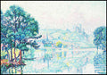 "Paul Signac - Les Andelys. Matin. Été"