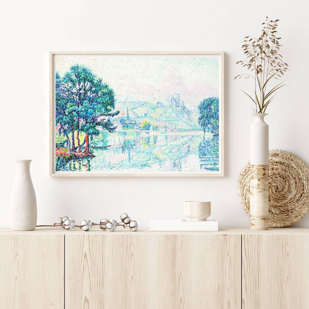 "Paul Signac - Les Andelys. Matin. Été"