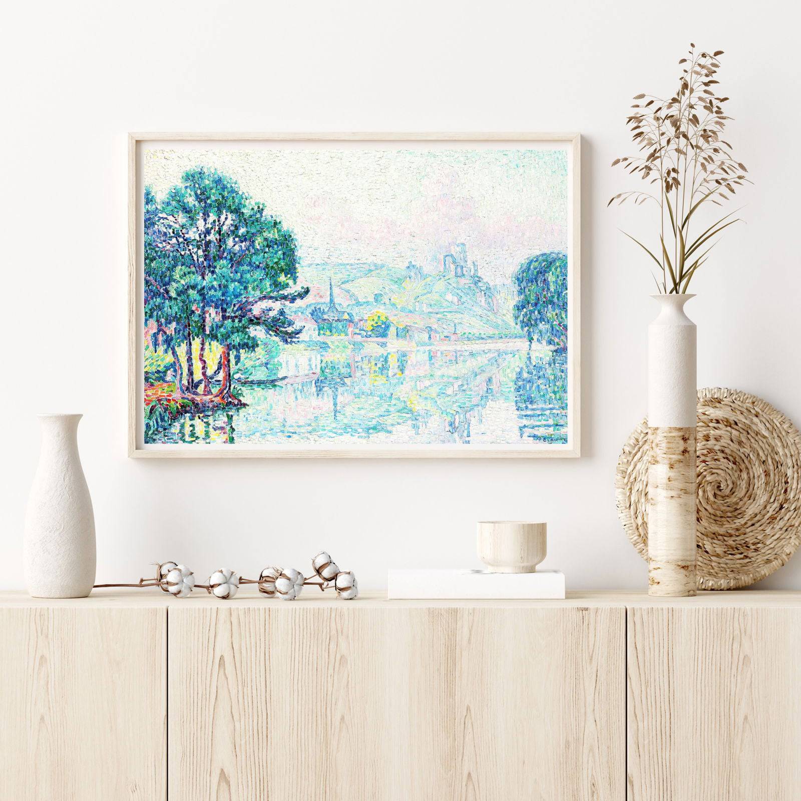 "Paul Signac - Les Andelys. Matin. Été"